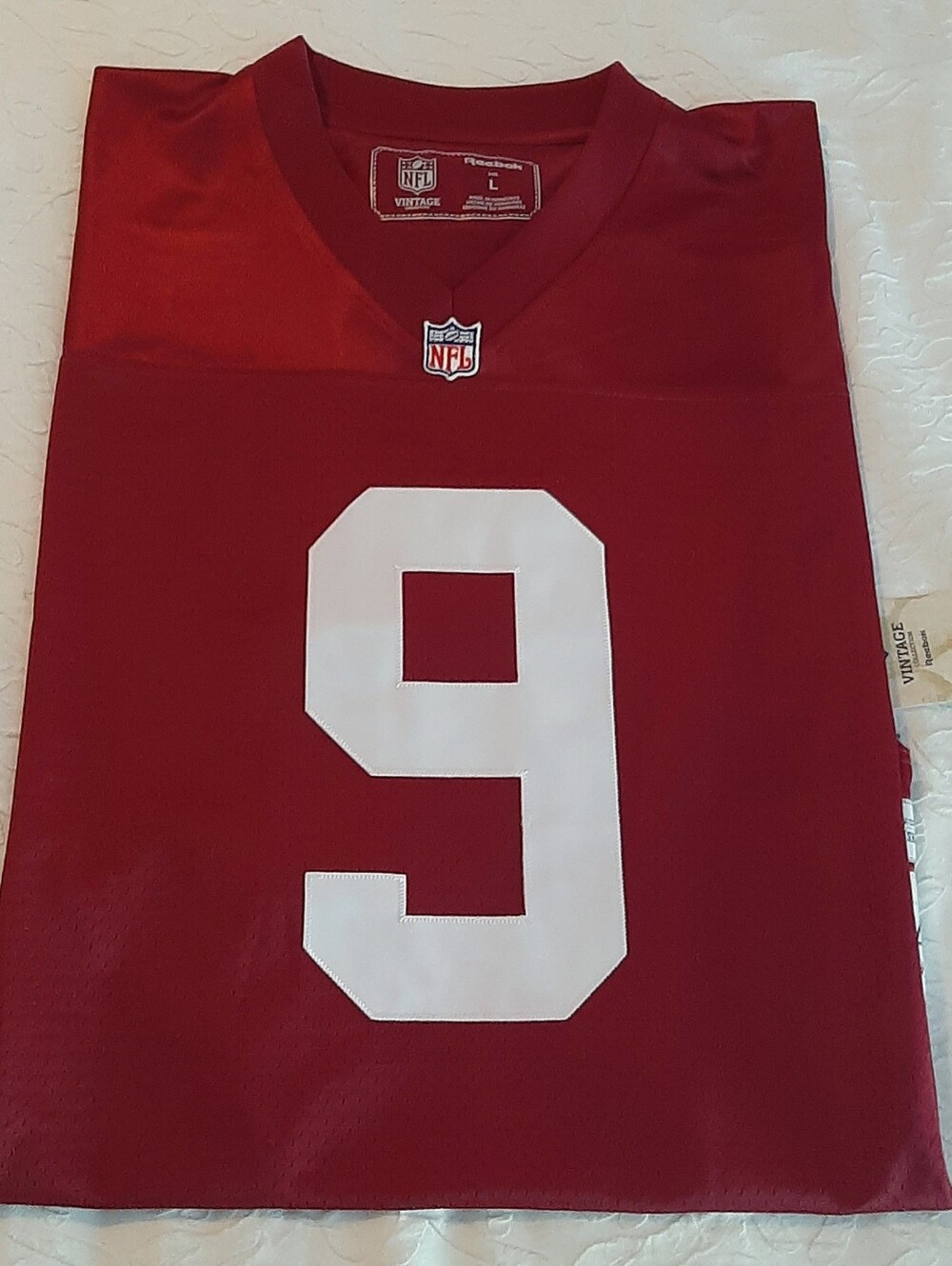 Reebok NFL Vintage Throwbacks Washington Redskins #9 Sonny Jurgensen Jersey NWT
